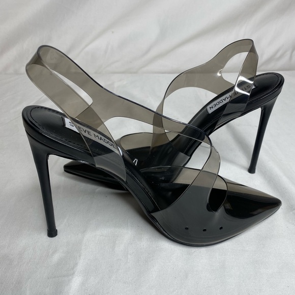 Steve Madden Women's Vienne Black Heeled Sandal New With Box - Picture 10 of 11